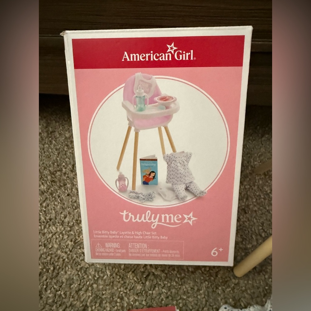 American Girl Little Bitty Baby 7.75” doll High Chair set